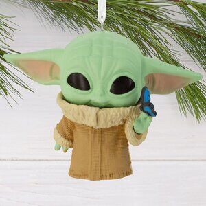 NWT Star Wars: The Mandalorian Grogu Butterfly Funko POP!® Hallmark Ornament